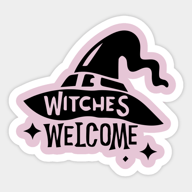 Witches Welcome-Light Sticker by M2M